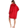 thumbnail image 3 of Chandail à Capuchon en Molleton, Robe à Capuche Couverture, Chandail Couverture en Flanelle à Capuche, 3 of 5
