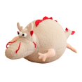 thumbnail image 1 of Almohada de peluche de dragón, muñeco de peluche redondo de dibujos animados, Animal relleno suave para fiesta, hogar, sofá cama, dormitorio, recuerdo Blanco 60cm Macarena Juguetes de peluche, 1 of 8