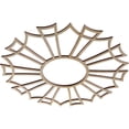 thumbnail image 2 of 16"OD x 5 5/8"ID x 1/4"T Augustus Wood Fretwork Pierced Ceiling Medallion, Birch, 2 of 3