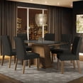 thumbnail image 2 of Juego de Comedor Madesa Oxford Mesa de Vidrio 6 Sillas Marrón/Negro 01, 2 of 10