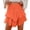 CC-03-Orange, variant on QATAINLAV Skorts for Woman Solid Color Summer Pleated Ruffle Tiered Flowy Shorts Athletic Stretchy Fake Two Piece Golf Tennis Mini Skirts Army Green S