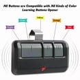 thumbnail image 3 of 893Max 3 Button For Liftmaster Visor Remote Control Garage Door Opener, 3 of 6