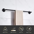 thumbnail image 5 of Marmolux Acc 24" Vintage Decorative Towel Bar, Bathroom Wall Mount Steel Towel Rack in Matte Finish, 5 of 7