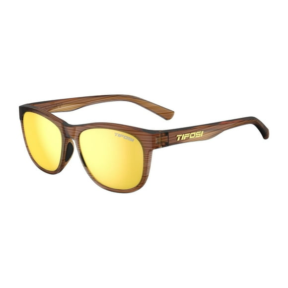 Gafas de Sol Tifosi Optics Swank Madera/ Lente Humo con Espejo Amarillo
