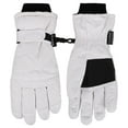 thumbnail image 3 of ANDORRA Premium Women's Waterproof Quilted Thinsulate Insulating Snow Gloves,L,White, 3 of 4