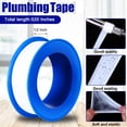 thumbnail image 2 of Cinta selladora impermeable de PTFE Pushglossy para fontaneros, 13 mm x 13,2 m, 2 of 7