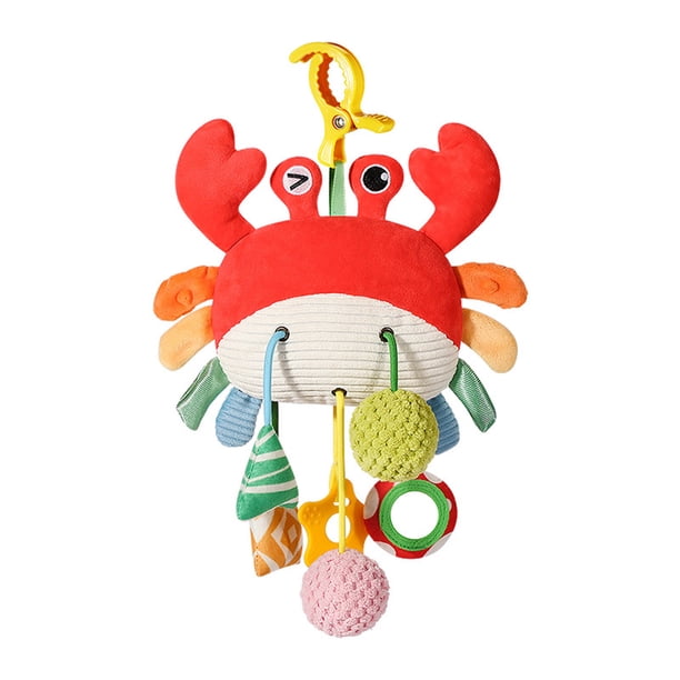 Juguetes para piscina, juguetes para bebés, juguetes para niños pequeños, rompecabezas, cangrejo de cuerda para tirar, muñeco relajante, campanillas para la cuna, carrito de mano, colgante sonoro para
