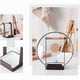 thumbnail image 5 of Pot Lid Holder Metal and Wood Pot and Spoon Lid Rack Kitchen Spatula Shelf (Black), 5 of 5