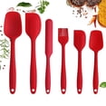 thumbnail image 2 of 6Pcs Cream Spatula Silicone Cake Baking BBQ Brush Non-stick Scraper Kitchen Tool, 2 of 8