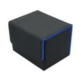 thumbnail image 1 of Caja de Baraja de Cartas Coleccionables, Caja de Almacenamiento de Tarjetas de Béisbol, Organización de Fundas de Tarjetas, Caja de Almacenamiento de Negro y azul, 1 of 8