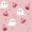 Pink White Gold, variant on Manfei Kawaii Bat Ghost 7-Piece Twin Bedding, Halloween Love Heart Stars Print Bedding Comforter Set, Black Pink Yellow,Black Reversible