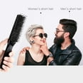 thumbnail image 4 of Perfehair Boar Bristle Hair Brush for Women Men, Boar & Nylon Bristle Paddle Hairbrush for Wet, Dry Thin Thick Curly Hair Smoothing Styling Detangling, Black, 4 of 6