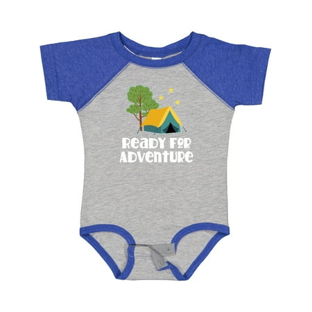 

Inktastic Camping Tent Ready for Adventure Gift Baby Boy or Baby Girl Bodysuit
