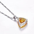 thumbnail image 4 of NUNCAD Womens Necklace with Created Emerald Cubic Zirconia CZ Birthstone 925 Sterling Silver Chain Pendant, 4 of 5