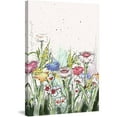 thumbnail image 2 of "Fleurs Fraiches" Painting Print on Wrapped Canvas, 2 of 7