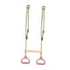 thumbnail image 3 of Juego de columpios de trapecio para niños y adultos, equipo de juegos con anillos de gimnasio Rosa, 3 of 9