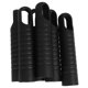 thumbnail image 2 of 6 tapones para mangos de fregona, fundas de repuesto para mangos de escoba, tendederos, tubos y colgadores, color negro., 2 of 7