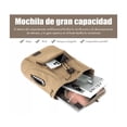 thumbnail image 2 of Mochila Escolar Antirrobo Para Mujer Mochila De Lona Se Adapta Una Laptop De 13 Pulgadas Marrón, 2 of 5