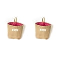thumbnail image 2 of Bewildely Living Room Wall Hanging Pocket Storage Linen Organizer Sack Bras Sundries Clothes Bag Basket Cotton Tabletop Decoration Type1 NO1, 2 of 6