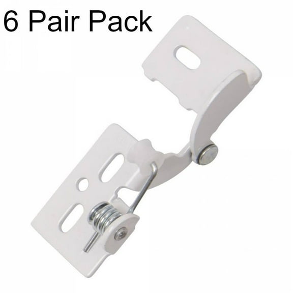 Hinge Youngdale #4 white 3/8" lip inset