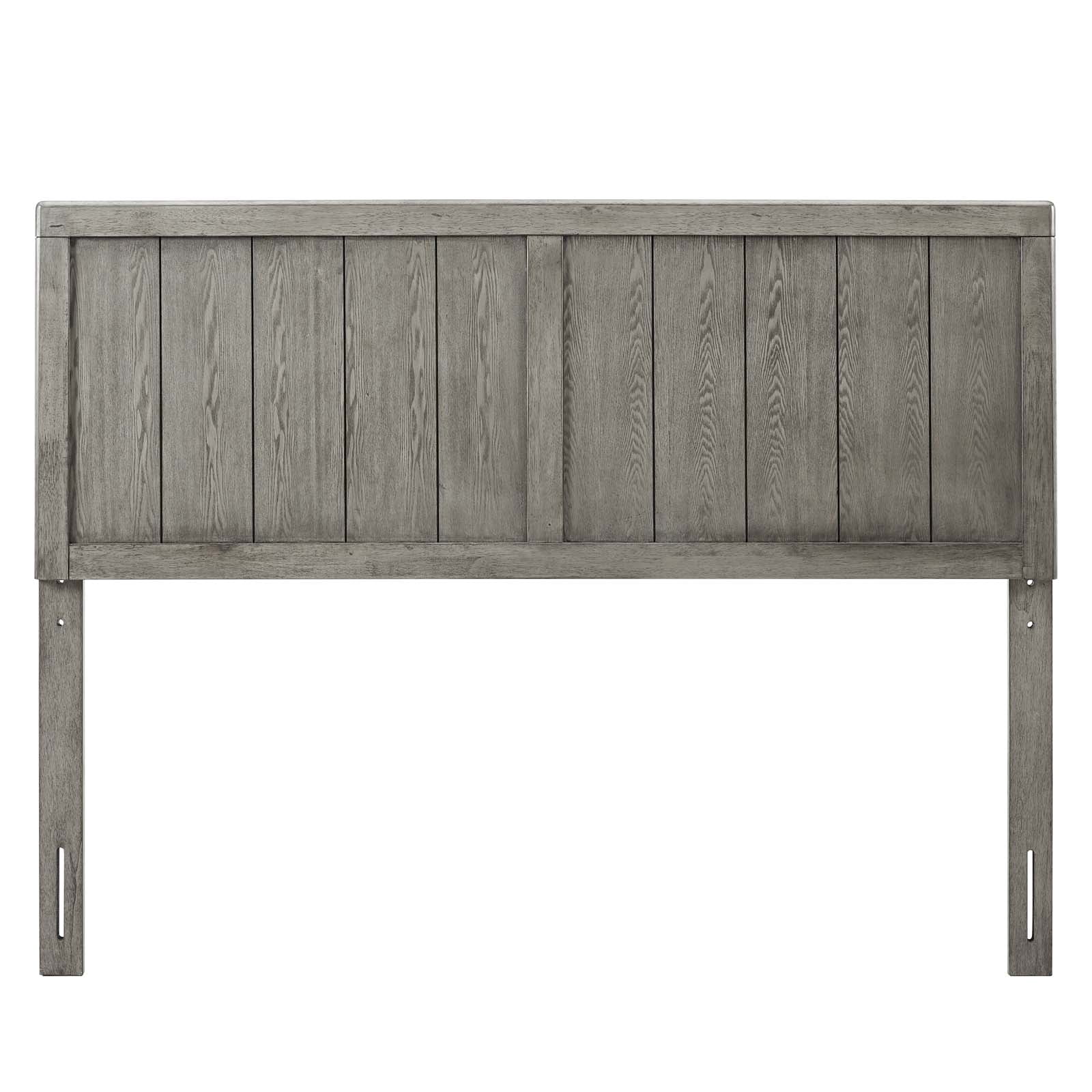 Headboard, Twin Size, Wood, Grey Gray, Modern Contemporary Urban Design, Bedroom Master Guest Suite