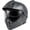 Grey, variant on Fly Racing Odyssey Adventure Modular Helmet - Matte Black - SM