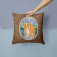 thumbnail image 2 of Carolines Treasures SS8619PW1414 Nova Scotia Duck Toller Fabric Decorative Pillow, 14Hx14W, multicolor, 2 of 4