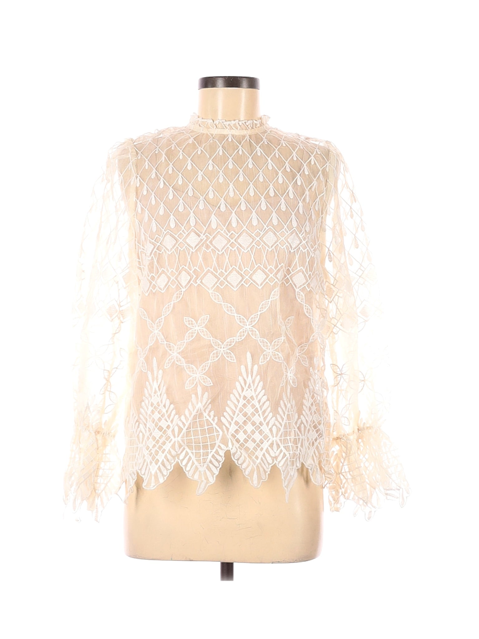 sweet mary crochet lace top