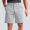 Gray, variant on Mens Shorts Clothing Under $10 Solid Color Casual Button Waist Pockets Outdoors Golf Shorts Straight Barrel Trekking Shorts Pants