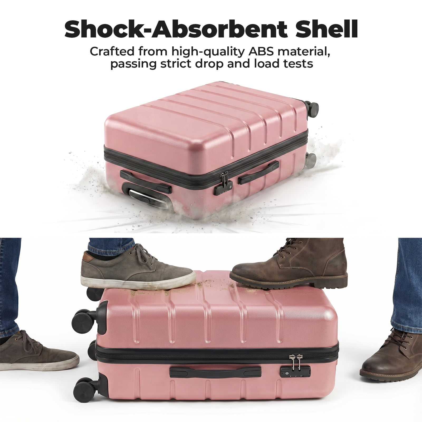 Alvantor Hardside Luggage with Spinner Wheels Expandable and TSA Lock Hard Shell Lightweight Roller Suitcase