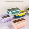 thumbnail image 3 of Large Capacity Student Lunch Box Korean Lunch Box Lunch Box Sealed Fresh-Keeping Box Pink, 3 of 6