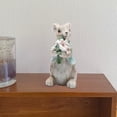 thumbnail image 6 of Moocorvic Resin Easter Bunny Decorations Spring Decor Easter Tabletop Indoor Farmhouse Home Decorations Easter Egg Rabbit Crafts Gifts, 6 of 7