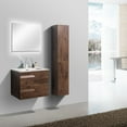 thumbnail image 2 of Eviva Joy 32" Rosewood Wall Mount Bathroom Vanity w/ White Integrated Top, 2 of 5