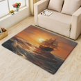 thumbnail image 2 of 4x5 Nautical Rugs for Bedroom Living Room, Sunset Area Rug for Home Decor, Soft Machine Washable Non Slip Low Pile Indoor Carpet DTSX1051, 2 of 7