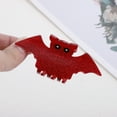 thumbnail image 3 of Unique Bargains 1 Pc Claw Clip Halloween Bat Design Hair Clip for Women Red, 3 of 4