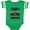Football Green and White, variant on Inktastic Im Not Just Daddys Little Im a Truckers Daughter Girls Baby Bodysuit