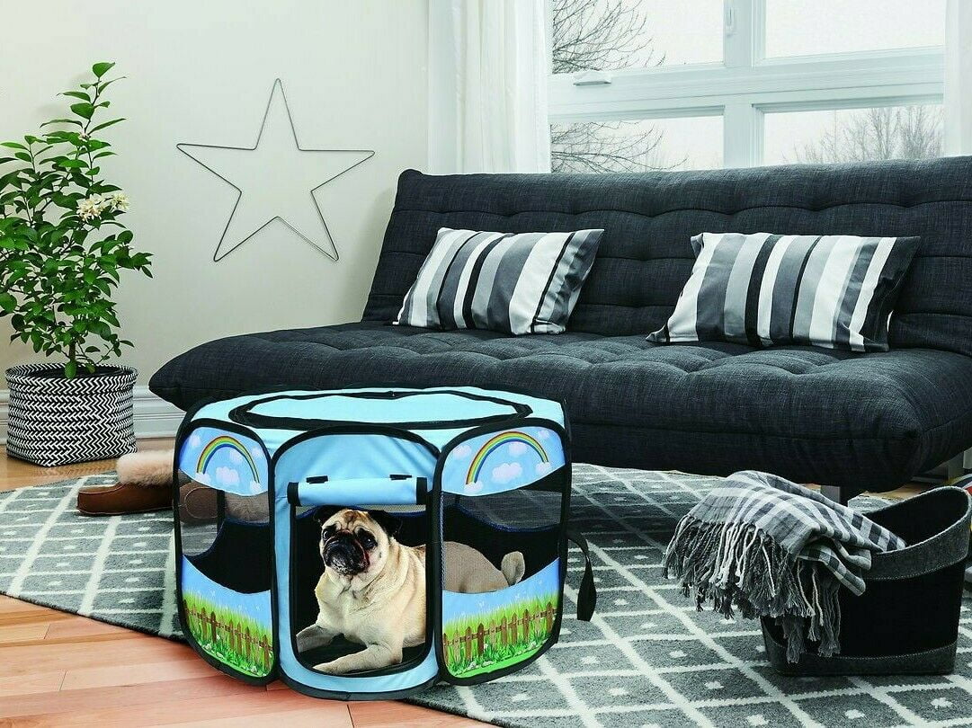 Buy Pet Playpen, Dog Playpen Foldable Pet Exercise Pen Tents Dog Kennel