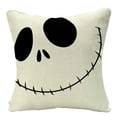 thumbnail image 2 of RV Juego de almohadas de lino de Halloween de 4 piezas Juego de cojines decorativos para el hogar con calabaza y cara de fantasma de Halloween brillar Electrónica, 2 of 5