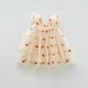 thumbnail image 1 of Vestido Tutú De Tul De Mariposa Para Bebé Niñas Patrón De Bordado De Cereza Sling De Niña 1er Cumpleaños, 1 of 4