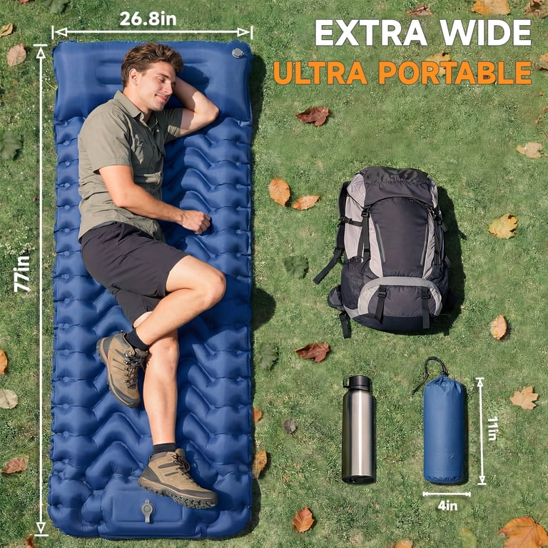 Aonhom Ultralight Sleeping Pad, Inflatable with Foot Pump photo 8