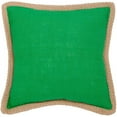 thumbnail image 3 of SAFAVIEH Sweet Sorona Solid Pillow, 18" x 18", Green, Set of 2, 3 of 4
