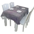 thumbnail image 3 of EREHome Winding Line Art Tablecloth 60x104 inches, 3 of 4