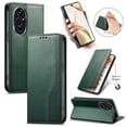 thumbnail image 2 of FOXDOCK Wallet Case for Honor 200 Pro , PU Leather Flip Cover with Elastic Anti-Slip Hand Strap, Card Slots, 2 of 6
