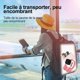 thumbnail image 3 of Bleu Paon Oreiller De Voyage Gonflable Pour Avion, Oreiller De Voyage Gonflable, Oreiller De Voyage Portable Pour Avion, Oreiller Pour Avion Rglable,, 3 of 5