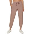 thumbnail image 2 of Calvin Klein Performance Women's Shine-Blocked Jogger Pants, Brown, XX-large, 2 of 3