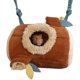 thumbnail image 1 of Hamaca para hámster, cama colgante, hamaca, jaula de juguete, accesorios, nido de forro polar cálido para roedores, planeador de azúcar, conejillo de indias (marrón), 1 of 5