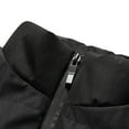 thumbnail image 4 of Jjayotai Men's Outdoor Padded Vest Clearance, Casual Full Zipper Stand Collar Coats Sleeveless Jacket Black L, 4 of 6
