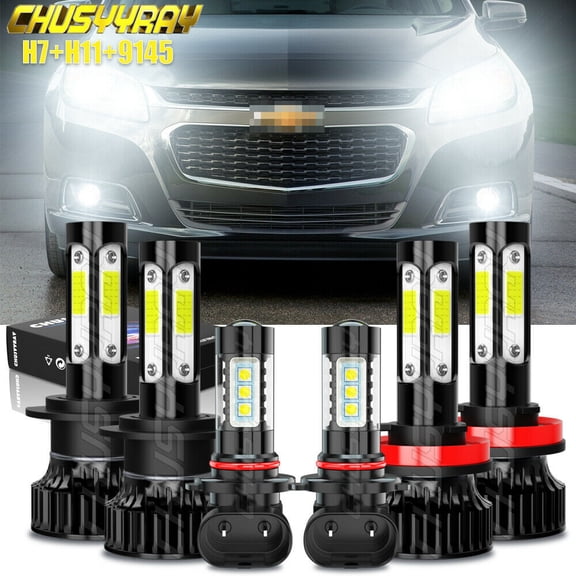 For Hyundai Veracruz 2007-2009 Combo LED Headlight High-Low Beam Fog Light Bulbs