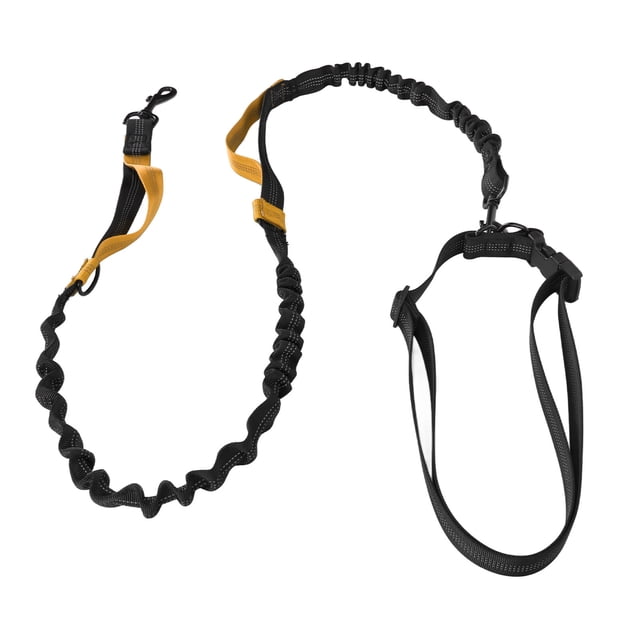 Slip Dog Leash Heavy Duty Bungee Dog Shock Absorbing Elastic Dog Leash Rope With 2 Padded Handles For Large Dogs Walking Training Leashes For Dog