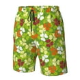 thumbnail image 6 of Uemuo St. Patrick's Day3 Pattern Men's Swim Trunks Hawaiian Beach Bathing Suit Swimsuits Beach Quick-Dry Shorts with Pockets-Large, 6 of 9